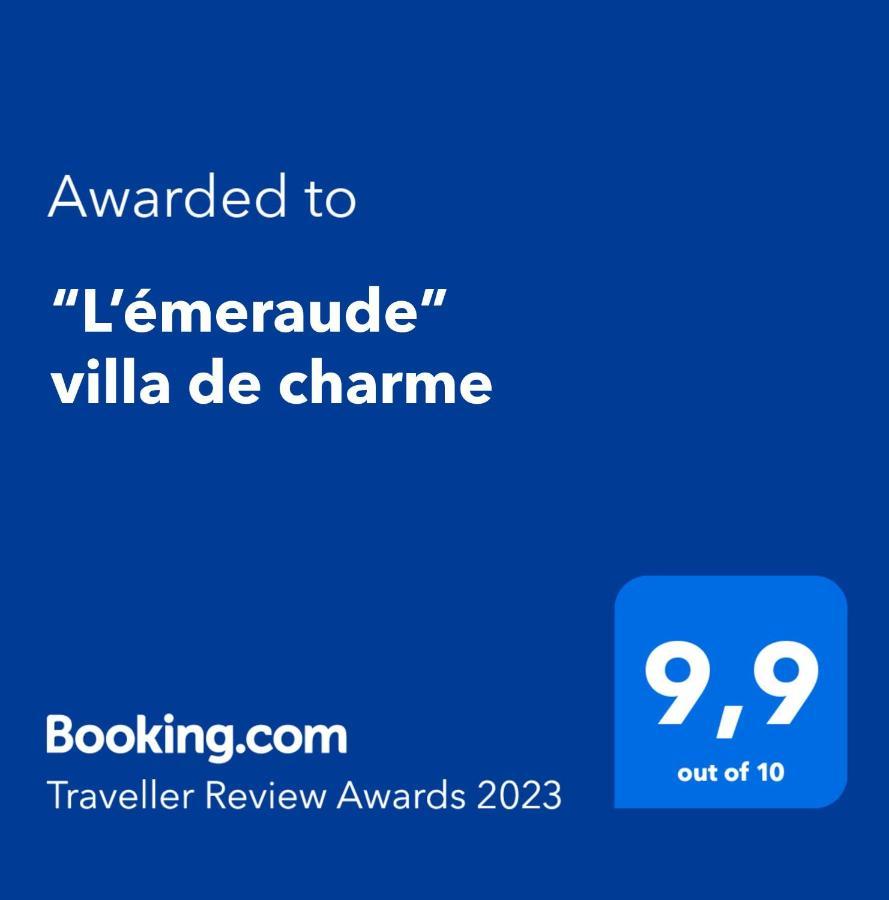Villa "L'Emeraude - Maison D'Hotes - Jardin Et Parking Prives - 瓦尔邦讷 外观 照片