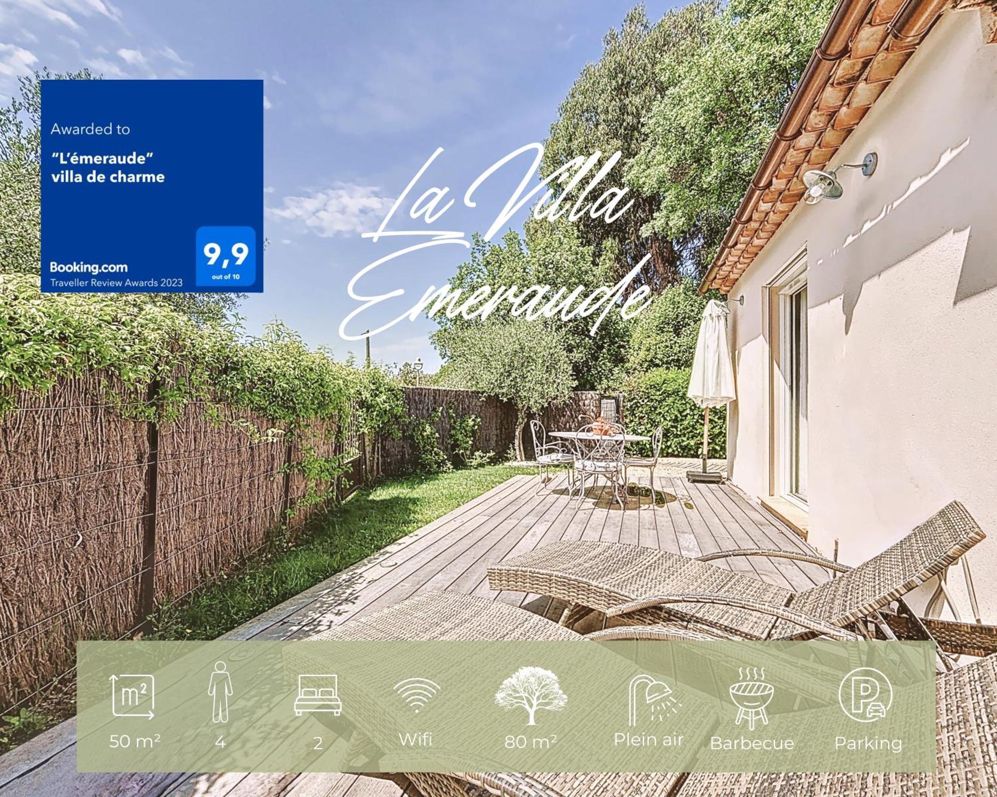 Villa "L'Emeraude - Maison D'Hotes - Jardin Et Parking Prives - 瓦尔邦讷 外观 照片